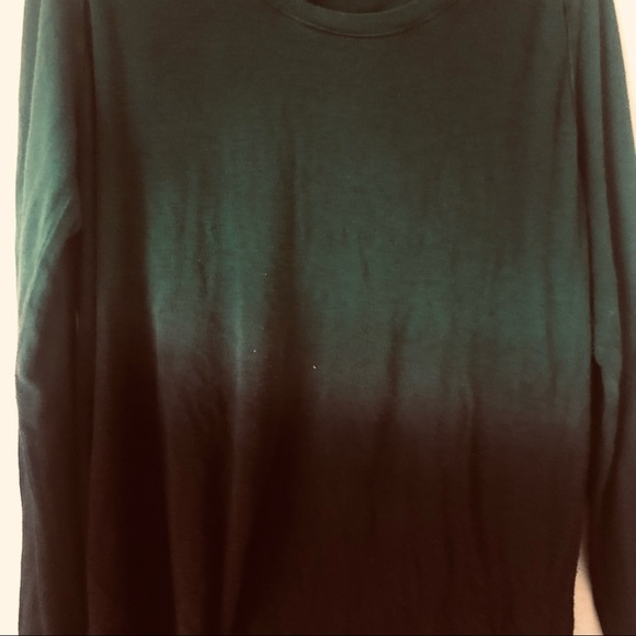 NOT FOR SALE - Gifted - Ted Haute ombré green fades to black top. - Picture 4 of 8
